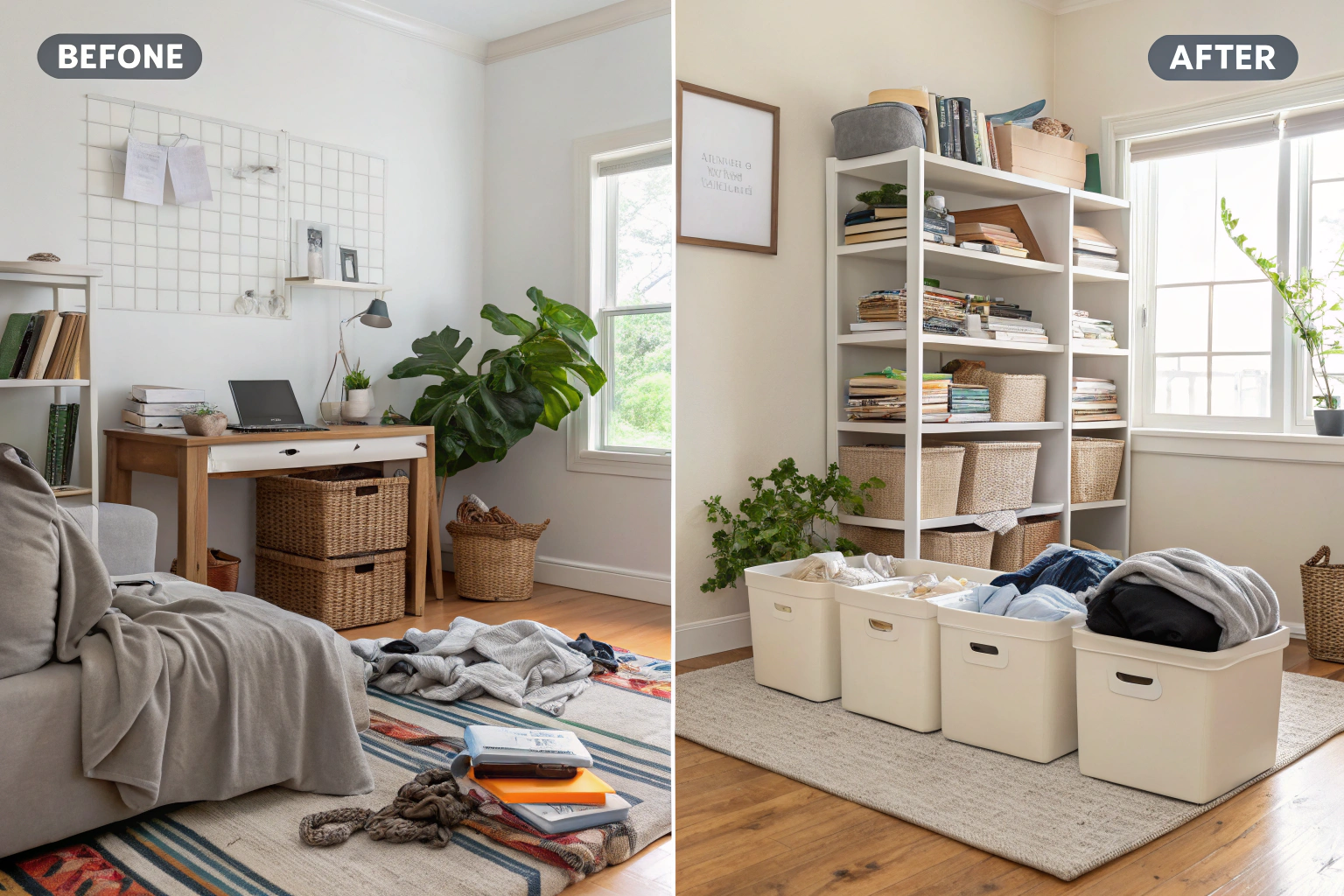 How to tidy up and arrange your home in less than thirty minutes